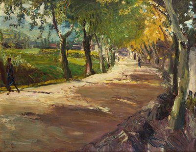 Street near Godramstein by Max Slevogt
