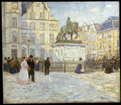 Market Square and Jan Wellem by Max Stern