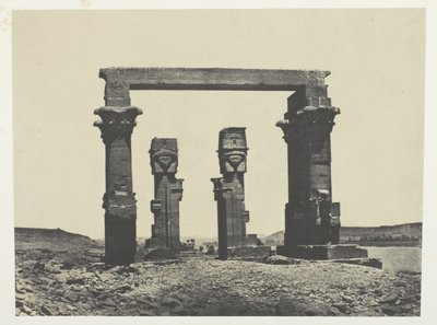 Temple de Kardassy, Nubie by Maxime Du Camp