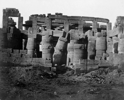 Temple ruins, Egypt by Maxime Du Camp