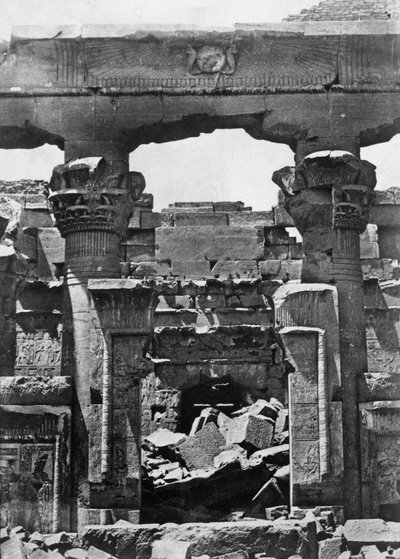 Temple Ruins, Egypt by Maxime Du Camp