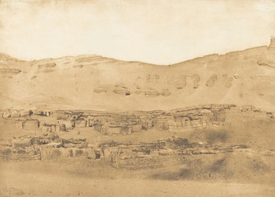 View of the Village of Garara by Maxime Du Camp