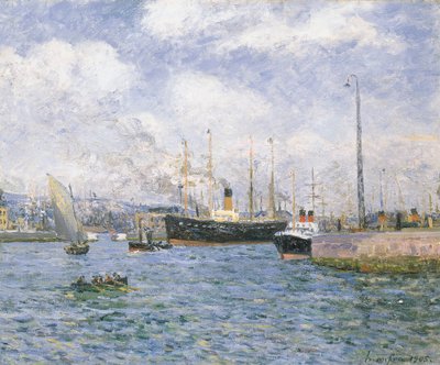 Departure from Havre, 1905 by Maxime Emile Louis Maufra
