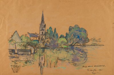 Landscape by Maxime Emile Louis Maufra