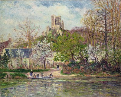 Springtime at Lavardin (Touraine) by Maxime Emile Louis Maufra
