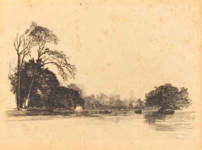 Banks of the Thames by Maxime Lalanne