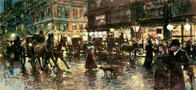 The Ringstrasse at Night, Vienna by Maximilian Lenz