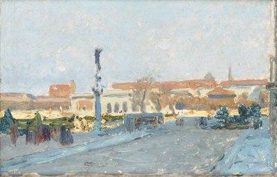 View of Vienna from the Outer Castle Gate by Maximilian Suppantschitsch