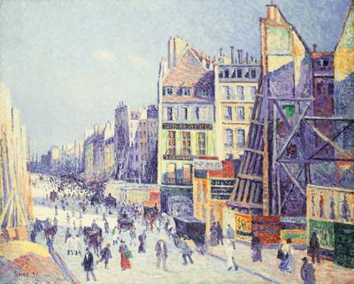 La Rue Reaumur by Maximilien Luce