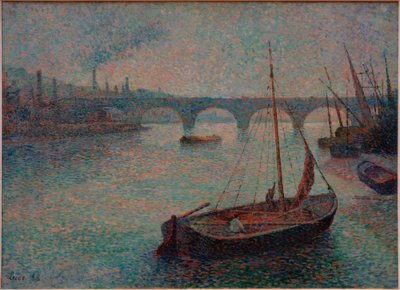 The Port of London by Maximilien Luce