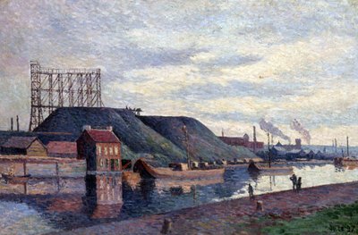 The slag heaps of Sacré Madame by Maximilien Luce