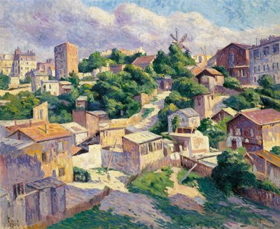 Montmartre, Paris by Maximilien Luce