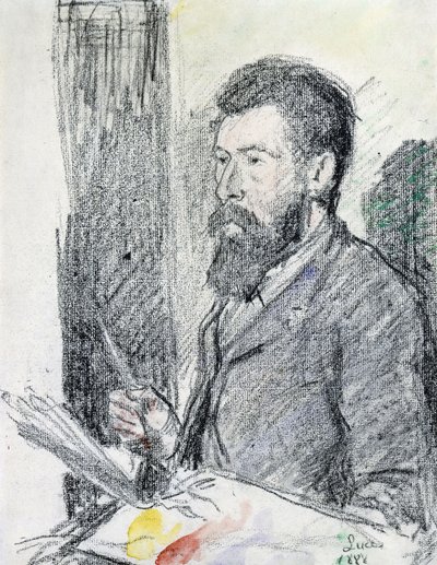 Portrait of Georges Seurat by Maximilien Luce