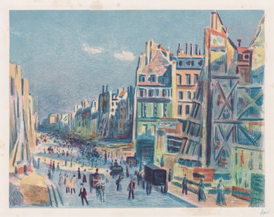 Rue Reamur by Maximilien Luce