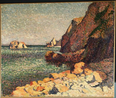 Sea and Rocks, Agay by Maximilien Luce