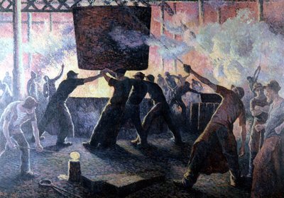 The Foundry by Maximilien Luce