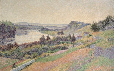 The Seine at Herblay, 1890 by Maximilien Luce