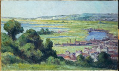 View of Honfleur by Maximilien Luce