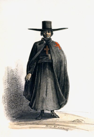 Missionary in Peru, c.1840 by Maximilien Radiguet