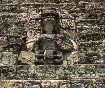Copan Hieroglyphic Statue by Mayan