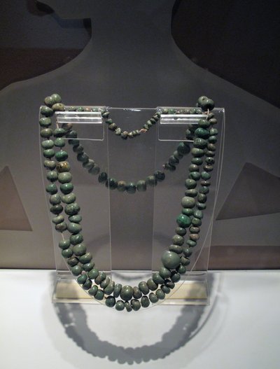 Jade Collar, Late Classic Period by Mayan