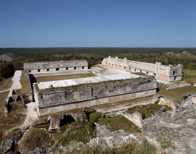 View of the Nunnery Quadrangle by Mayan