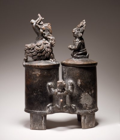 Double-Chambered Vessel, Guatemala or Mexico by Mayan Mayan