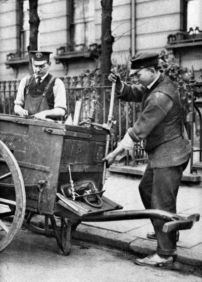 A gas fitter, London, 1926-1927 by McLeish