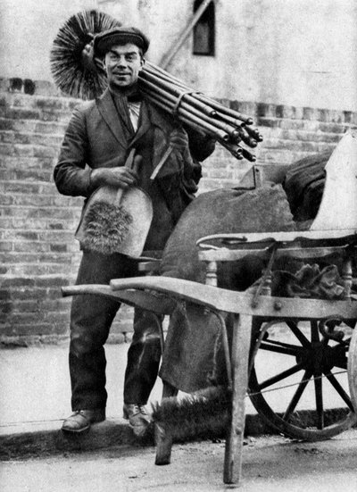 Chimney Sweep, London by McLeish