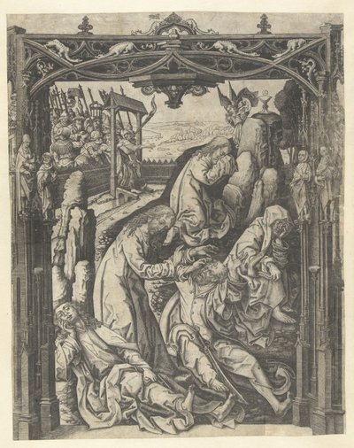 Christ on the Mount of Olives by Meester IAM van Zwoll