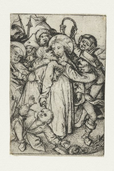 The Arrest of Christ by Meester van het Amsterdamse Kabinet