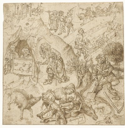 The Children of Saturn by Meester van het Amsterdamse Kabinet