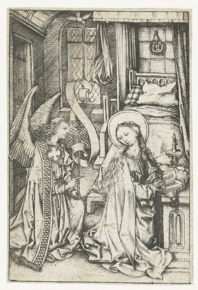 The Annunciation by Meester van het Amsterdamse Kabinet