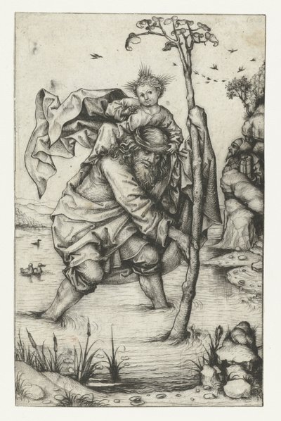 Saint Christopher (Large Version) by Meester van het Amsterdamse Kabinet