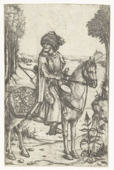 Turkish Rider by Meester van het Amsterdamse Kabinet