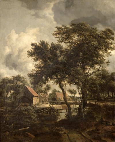 The Watermill, c.1660 by Meindert Hobbema