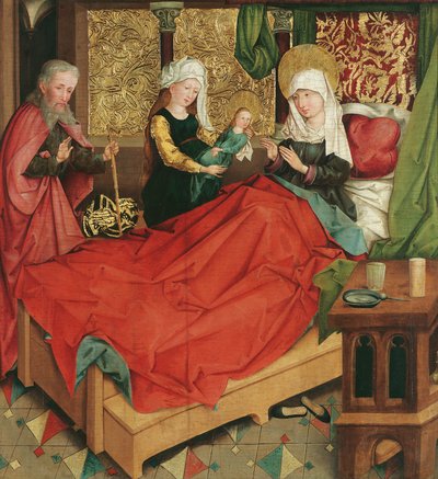 Birth of Mary by Meister der Divisio Apostolorum