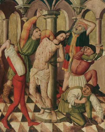 Scourging of Christ by Meister der Laufener Georgslegende
