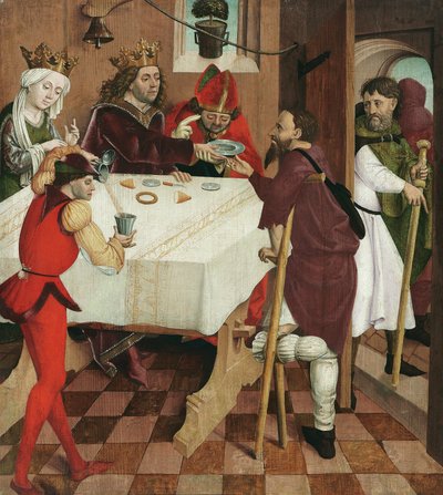 Alms Donation of Saint Oswald by Meister der Oswaldlegende
