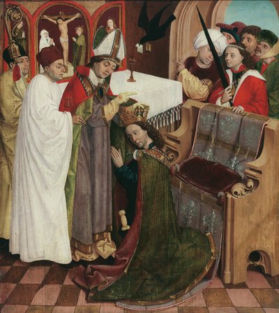 Coronation of St. Oswald by Meister der Oswaldlegende