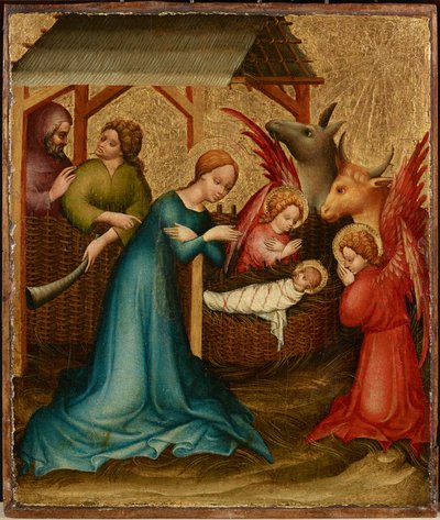 Birth (Adoration) of Christ by Meister der Wiener Anbetung