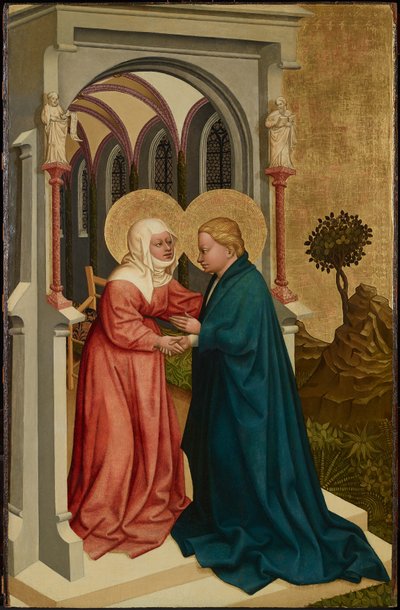 Visitation of Mary by Meister des Albrechtsaltars