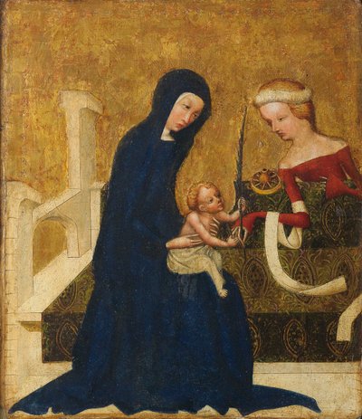 Mystical Marriage of St. Catherine by Meister von Heiligenkreuz