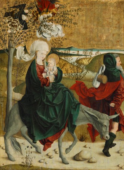 Flight into Egypt by Meister von Mondsee