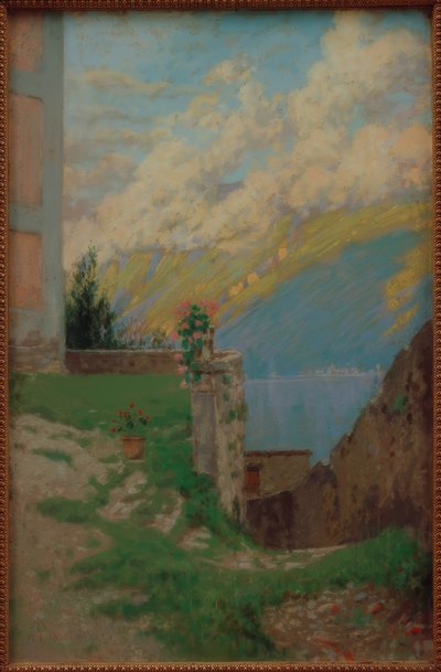 View of Lake Garda by Melchior Lechter