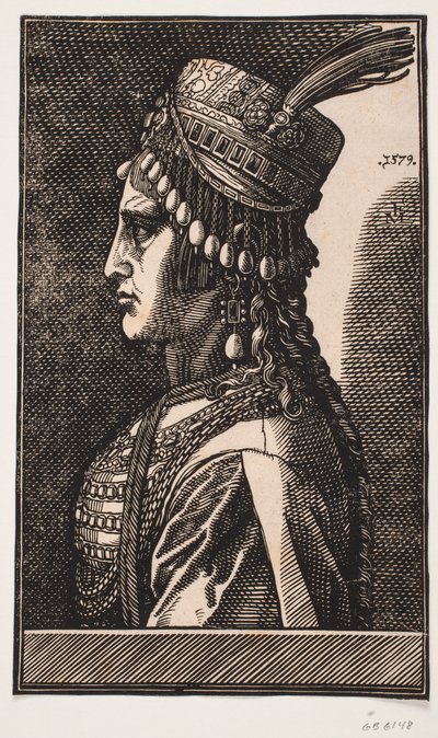Noble Turkish Lady by Melchior Lorck