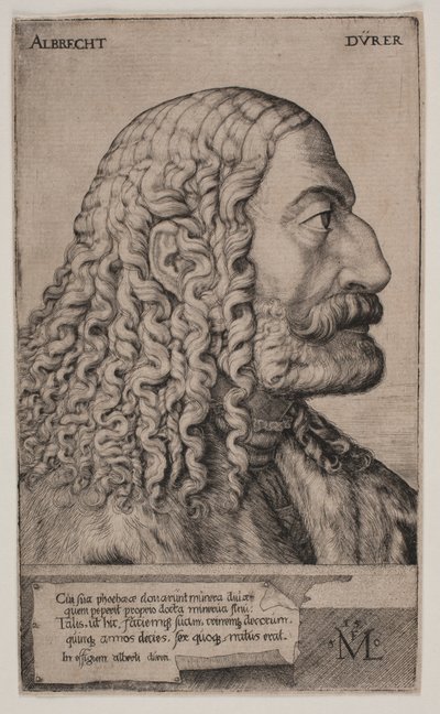 Portrait of Albrecht Dürer by Melchior Lorck