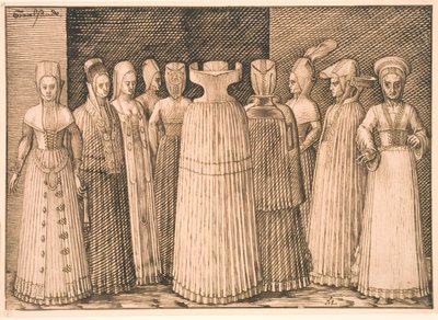 Ten Women from Stralsund by Melchior Lorck