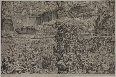 The Deluge by Melchior Lorck