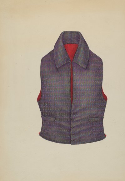 Waistcoat, c. 1937 by Melita Hofmann